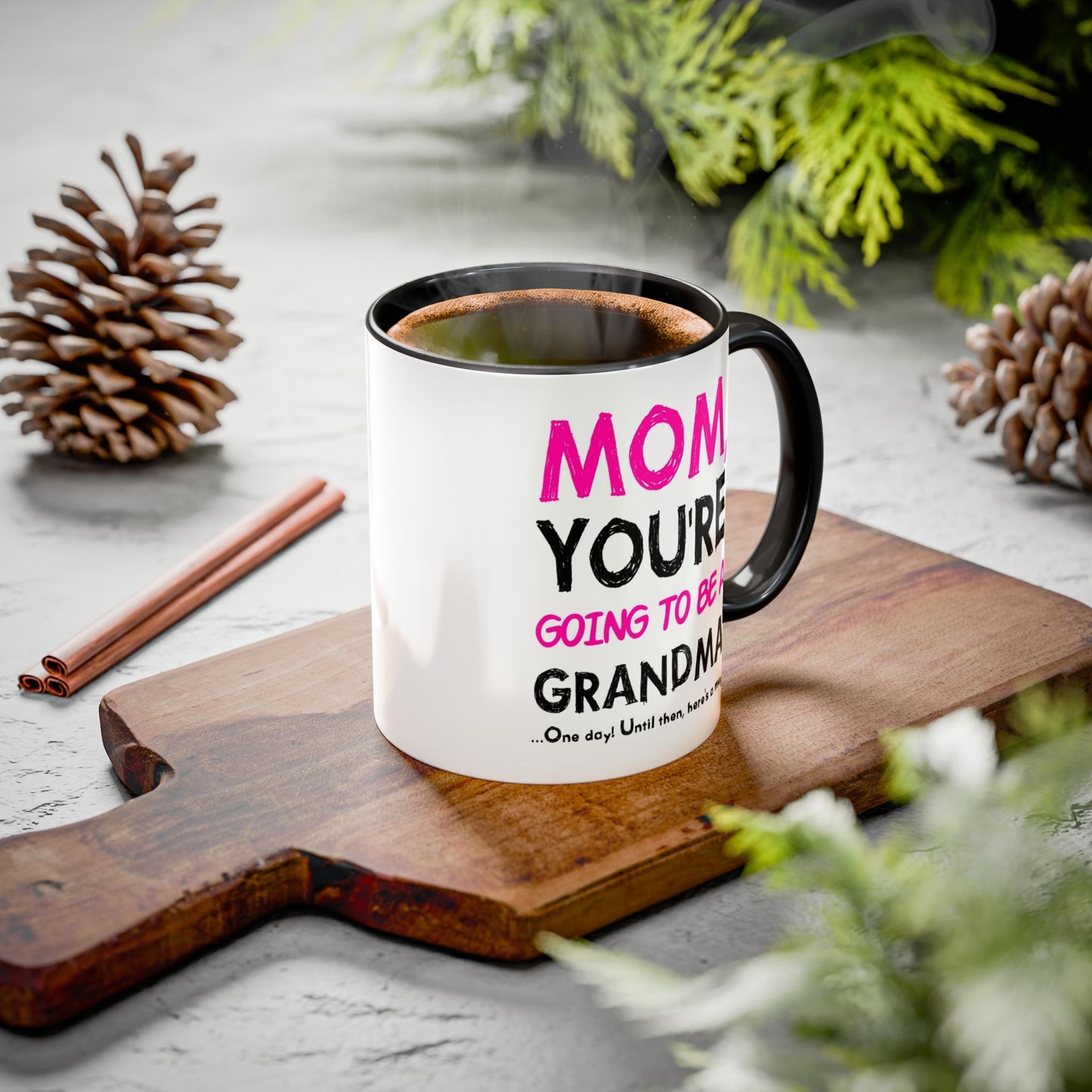 Colorful Mugs, Mom You're Going To Be A Grandma, Pregnancy Reveal Mug, Grandma Gift, Baby Announcement Gift, Perfect for Mother's Day