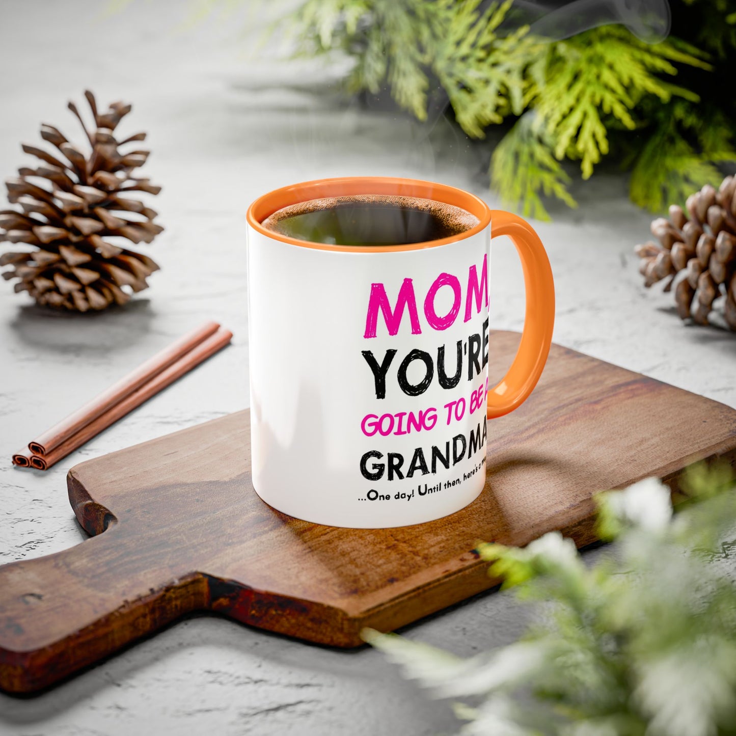 Colorful Mugs, Mom You're Going To Be A Grandma, Pregnancy Reveal Mug, Grandma Gift, Baby Announcement Gift, Perfect for Mother's Day