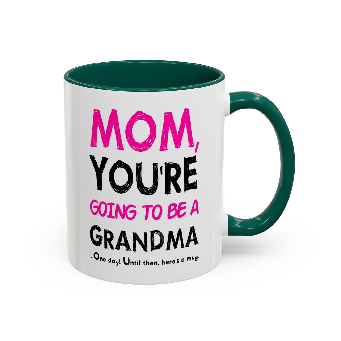 Colorful Mugs, Mom You're Going To Be A Grandma, Pregnancy Reveal Mug, Grandma Gift, Baby Announcement Gift, Perfect for Mother's Day