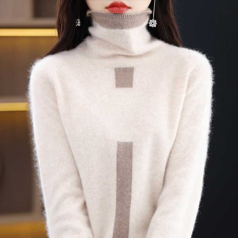 Fashion Slim Bottoming Women's Cashmere Sweater