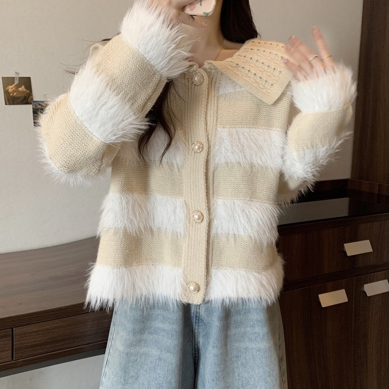 Sweater Coat For Women Autumn And Winter Mink Fur