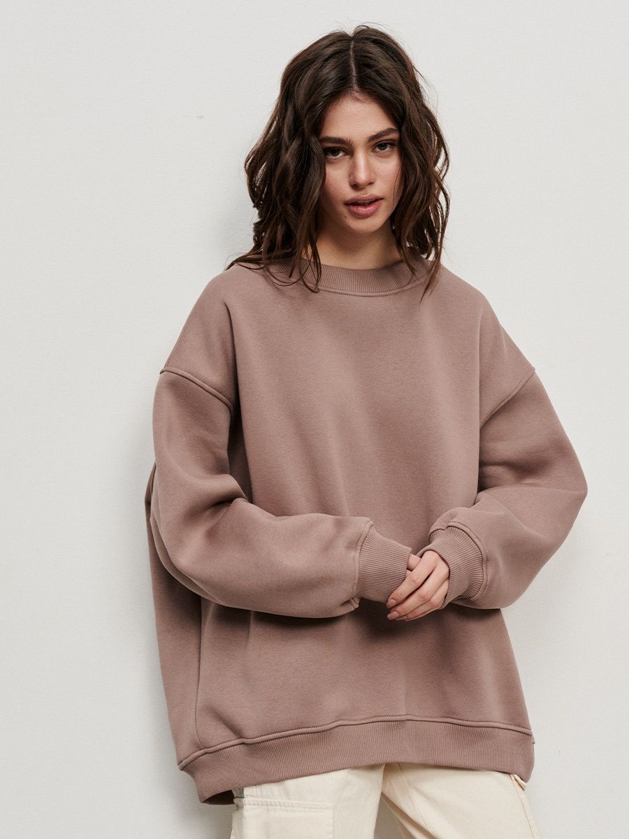 Solid Color Loose Sweater European And American