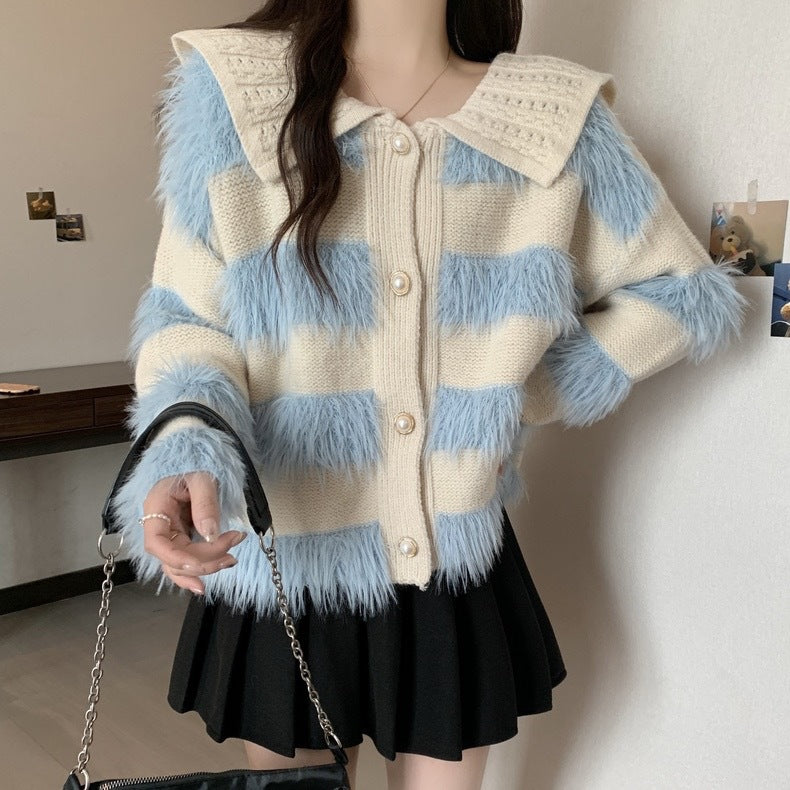 Sweater Coat For Women Autumn And Winter Mink Fur