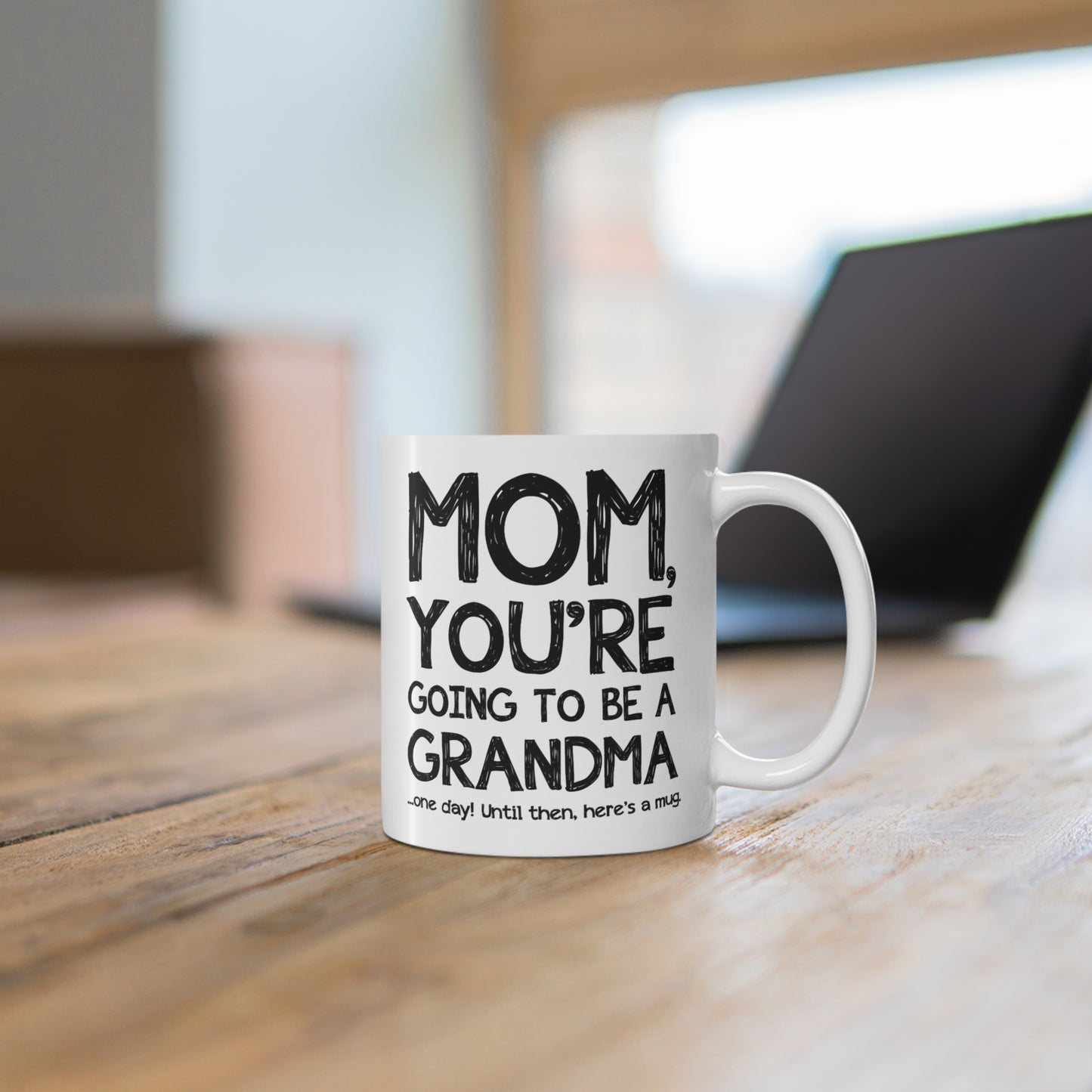 Grandma Announcement Mug, Pregnancy Reveal Coffee Cup, New Grandparent Gift, Baby Announcement Present, Mom To Be Mug 11oz