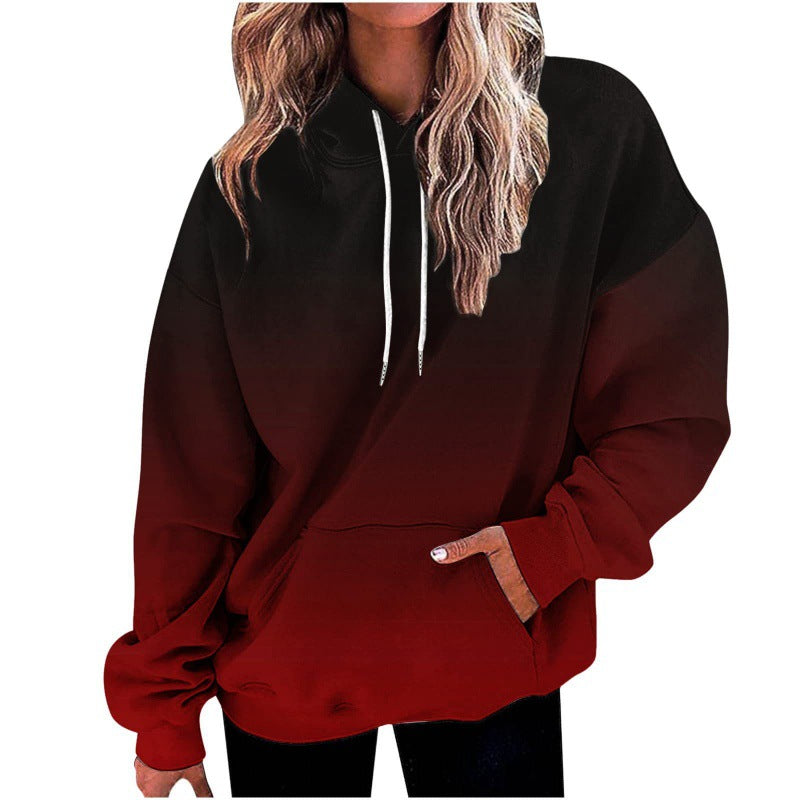 Women's Hooded Sweater Digital Printing