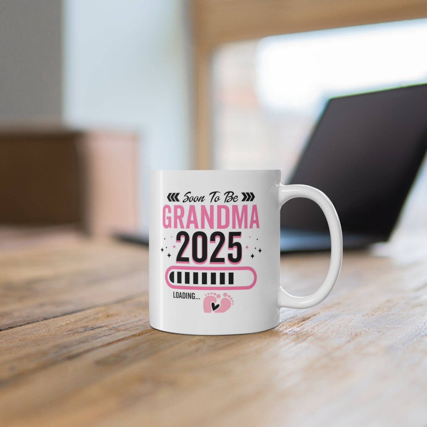 Soon To Be Grandma 2025 Pregnancy Announcement Mug For Mom [Vesion 1] Mug 11oz