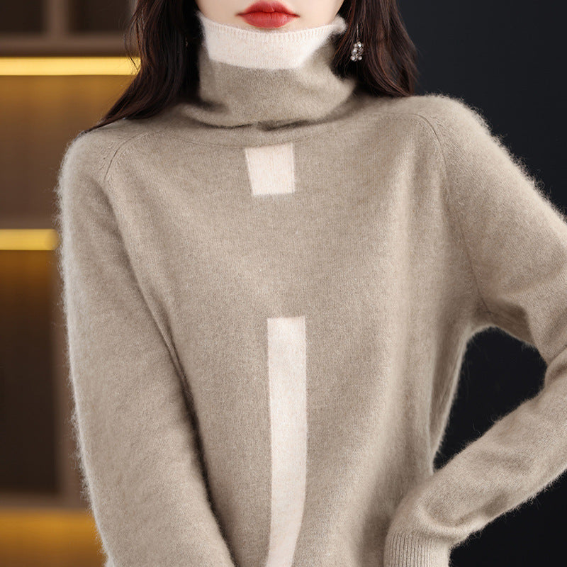 Fashion Slim Bottoming Women's Cashmere Sweater