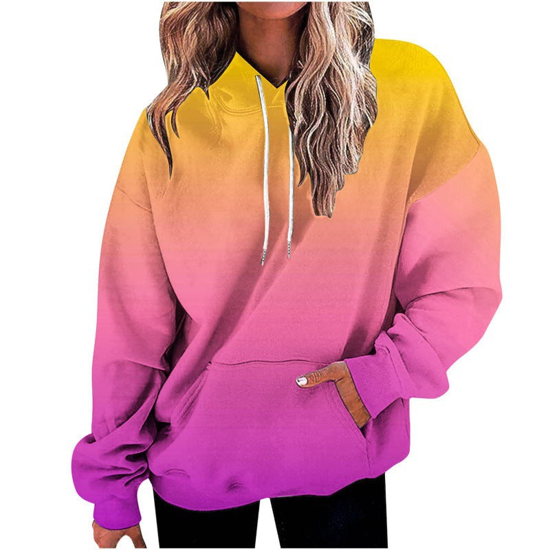 Women's Hooded Sweater Digital Printing